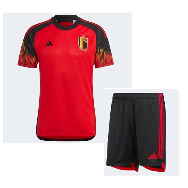 Camiseta Bélgica Replica Primera Ropa Niño 2022/23